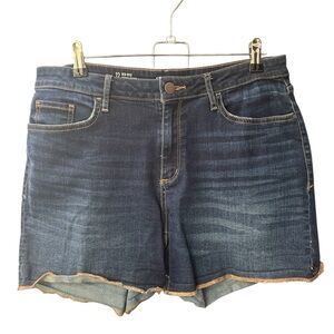 a.n.a Dark Blue Jean Shorts